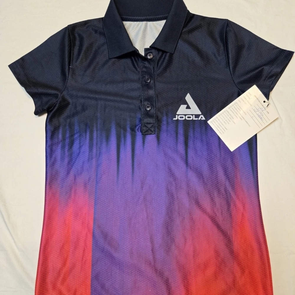 Joola Short Sleeve Polo Black/purple small development testing
